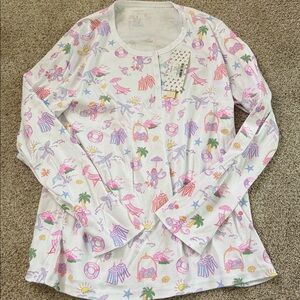 NWT Roller Rabbit Stoney Clover pajama